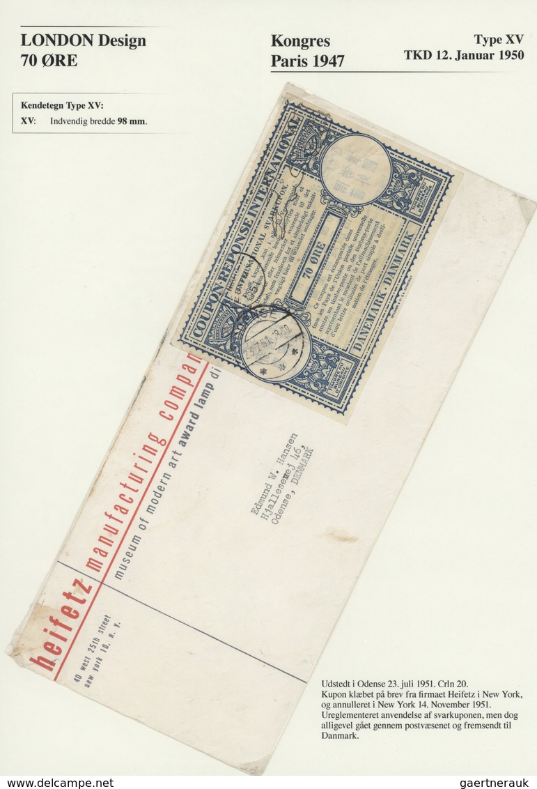 Thematik: I.A.S. / intern. reply coupons: 1906/2014, The W. Lauth collection of DANISH Intern. Reply