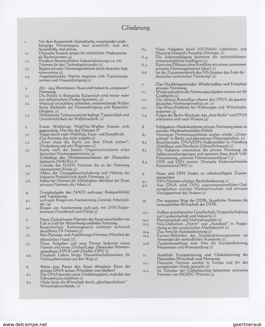 Thematik: Industrie, Handel / industry, trading: NORM/STANDARDS 1722/1997 (ca.), unparalleled and al