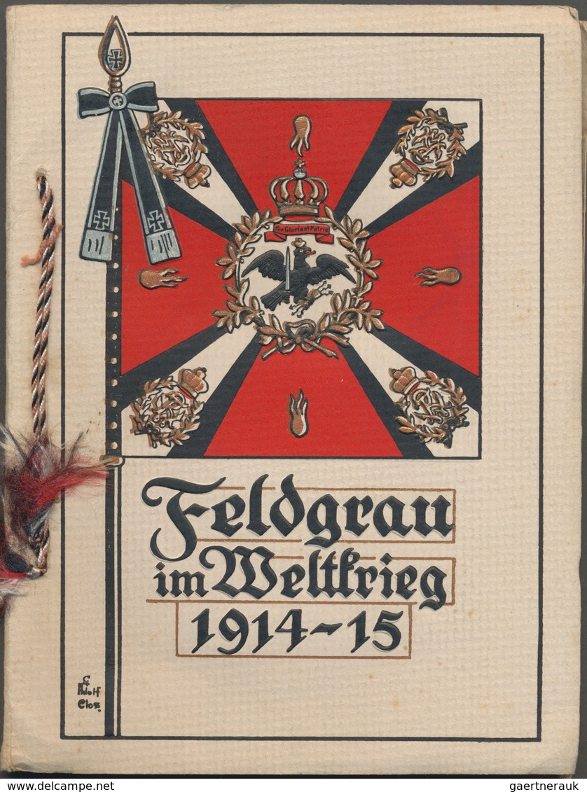 Thematik: Militär / Military: 1914/1915, Verein "Feldgrau 1914/1915 - Verein Für Kriegswohlfahrt In - Militares