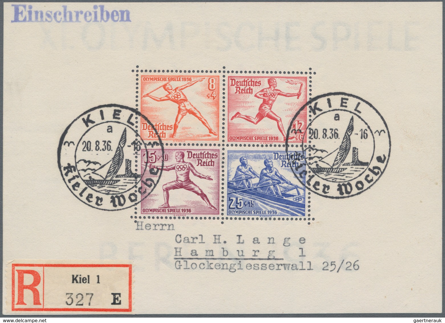 Thematik: Olympische Spiele / Olympic Games: 1936 - Berlin, Außergewöhnlich Umfangreiche Und Hochwer - Sonstige & Ohne Zuordnung