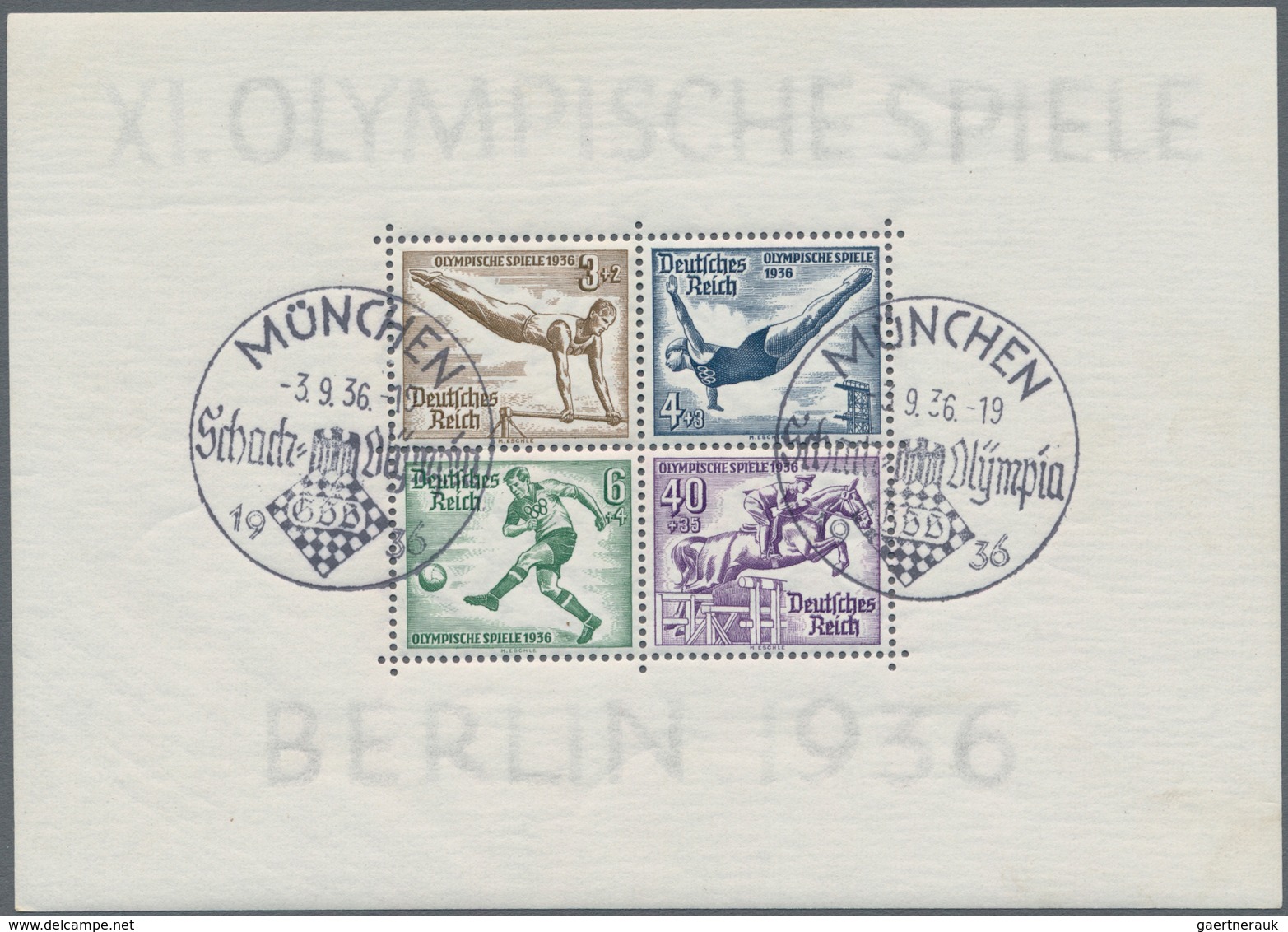 Thematik: Olympische Spiele / Olympic Games: 1936 - Berlin, Außergewöhnlich Umfangreiche Und Hochwer - Sonstige & Ohne Zuordnung