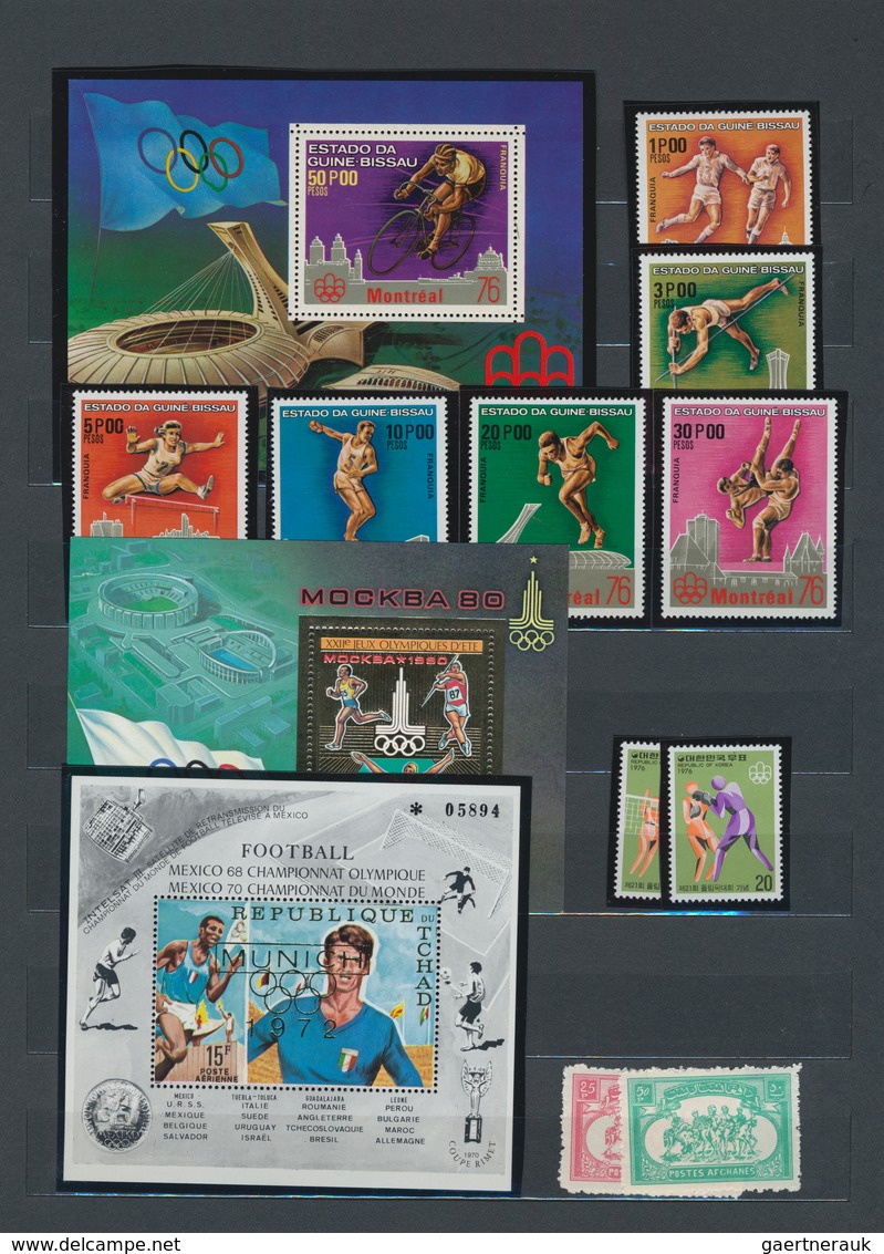 Thematik: Olympische Spiele / Olympic Games: 1936/1984, Comprehensive MNH Collection/accumulation In - Otros & Sin Clasificación