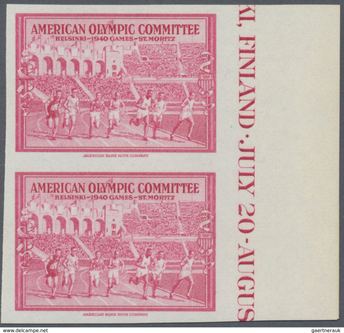 Thematik: Olympische Spiele / Olympic Games: 1940-88: Collection Of About 170 Progressive Proofs Of - Andere & Zonder Classificatie
