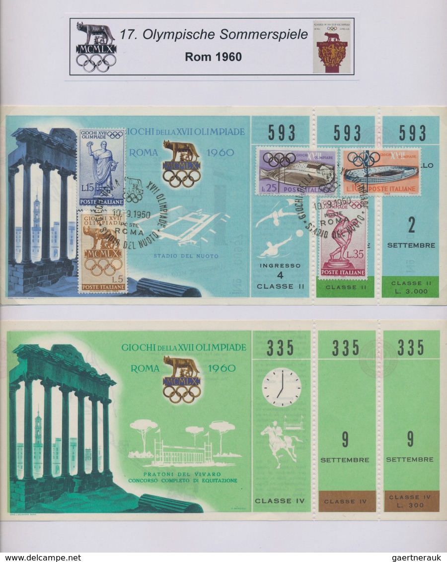 Thematik: Olympische Spiele / Olympic Games: 1960/2006 Olympic Games. Giant Collection In 141 Lindne - Otros & Sin Clasificación
