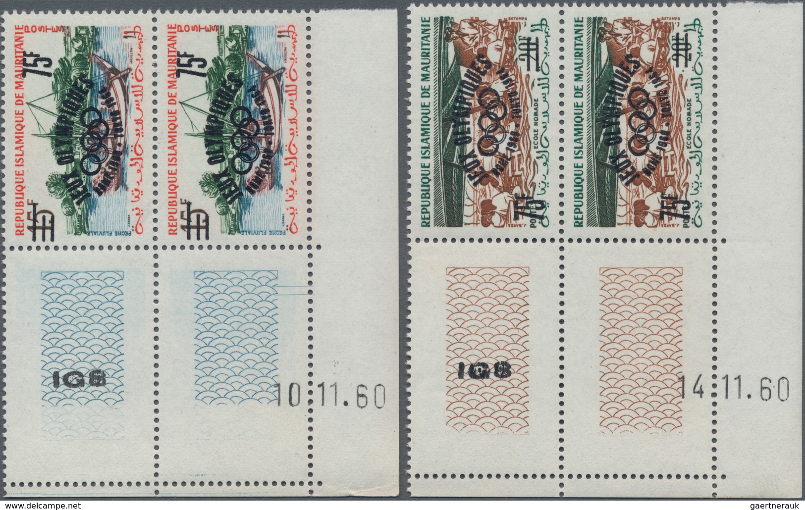 Thematik: Olympische Spiele / Olympic Games: 1962, MAURETANIA: Summer Olympics Rome Definitives With - Sonstige & Ohne Zuordnung