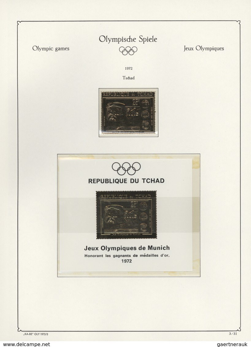 Thematik: Olympische Spiele / Olympic Games: 1968/1972, U/m Collection With Stamps And Souvenir Shee - Altri & Non Classificati