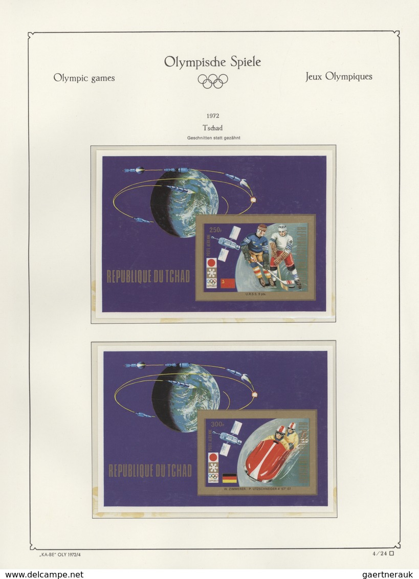 Thematik: Olympische Spiele / Olympic Games: 1968/1972, U/m Collection With Stamps And Souvenir Shee - Altri & Non Classificati