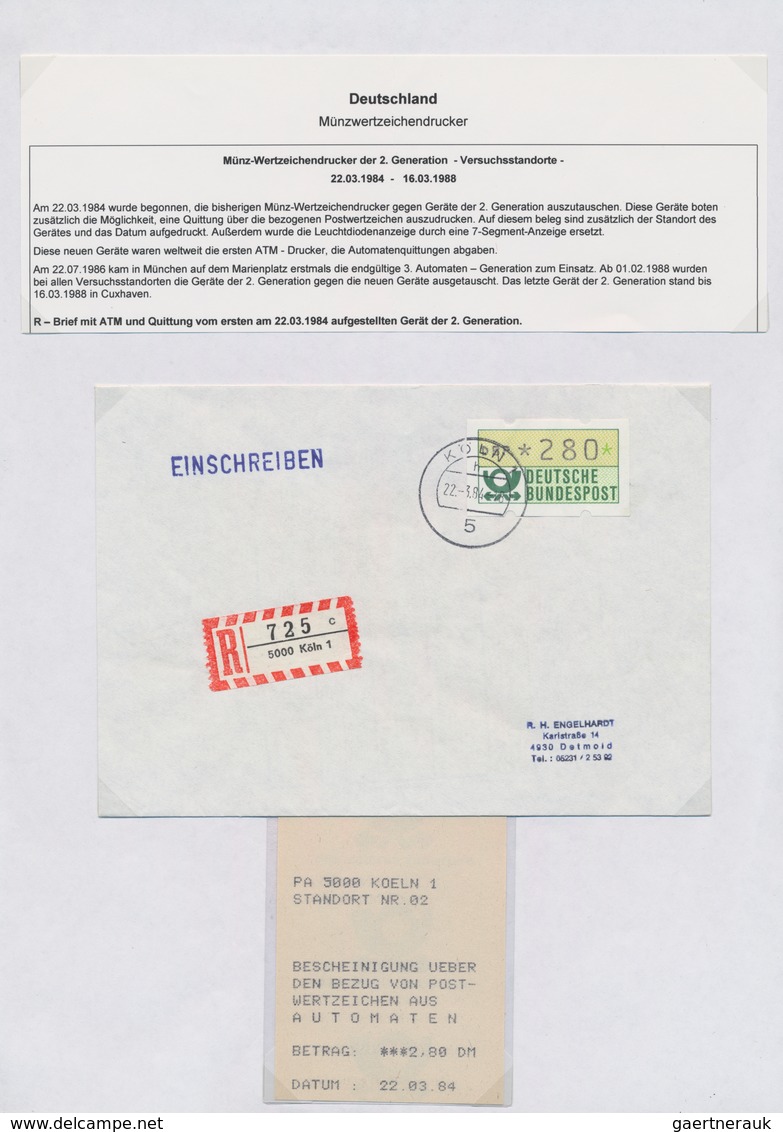 Thematik: Postautomation / Postal Mecanization: 1979/1987, Pretty Collection Of Mainly Frama Labels, - Correo Postal