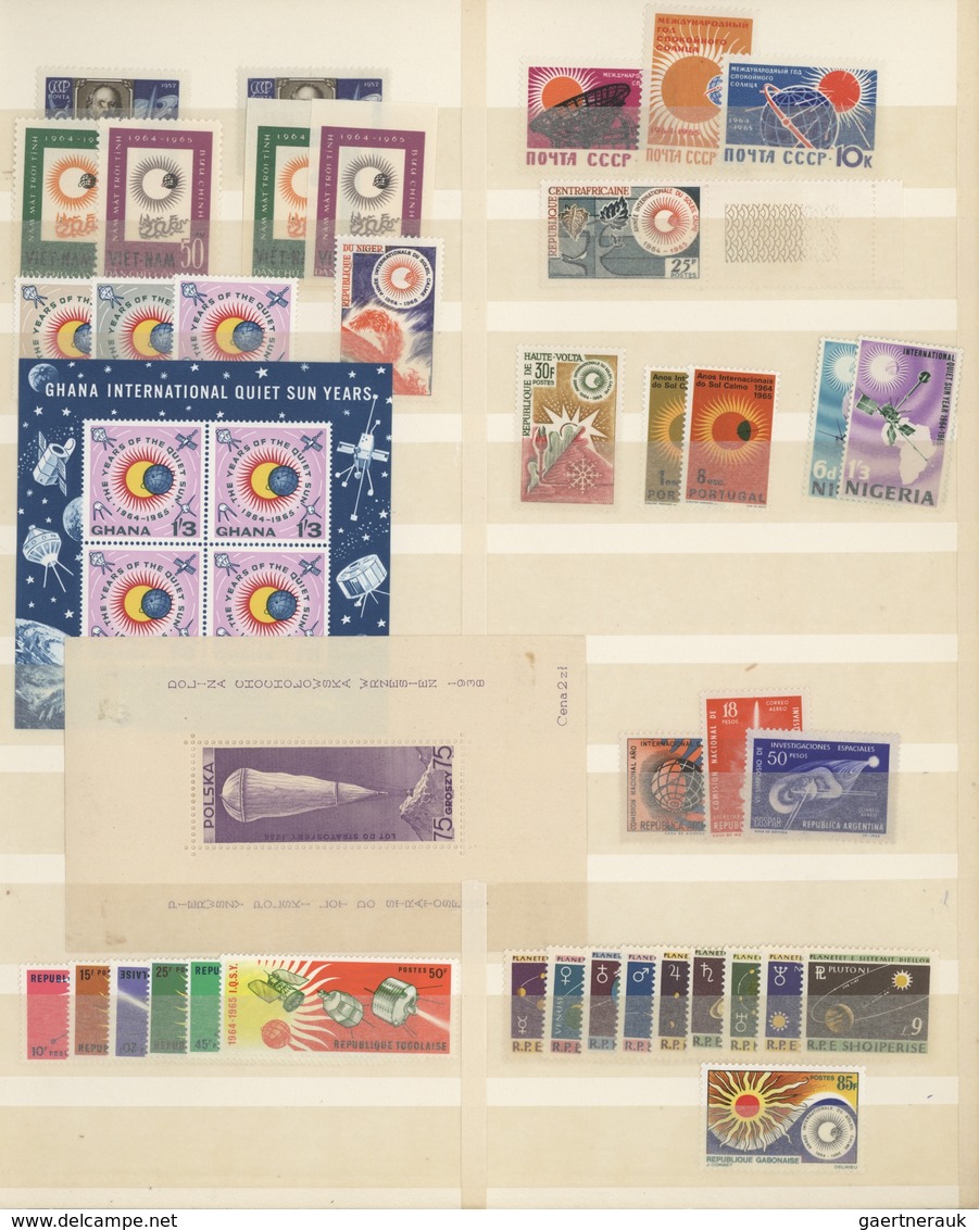 Thematik: Raumfahrt / Astronautics: 1920/1980 (ca.), Space And Related Science, Mainly MNH Collectio - Autres & Non Classés