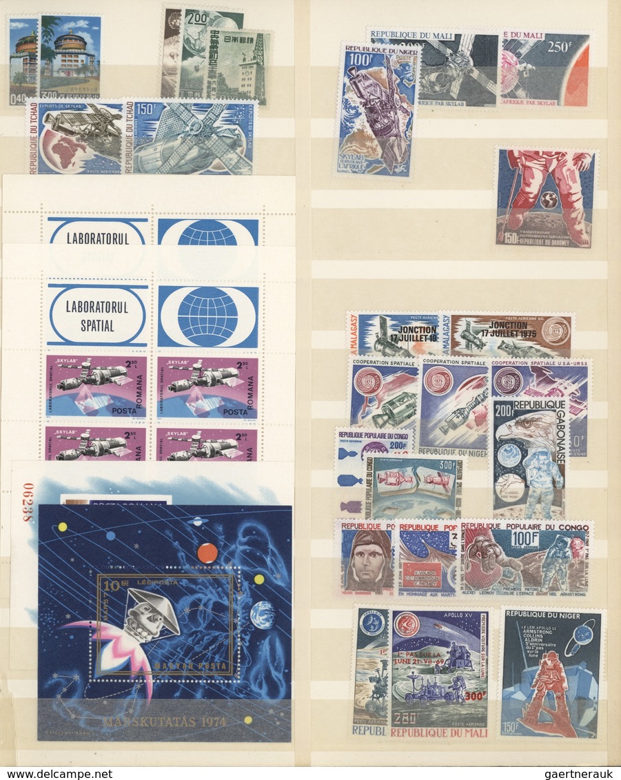 Thematik: Raumfahrt / Astronautics: 1920/1980 (ca.), Space And Related Science, Mainly MNH Collectio - Sonstige & Ohne Zuordnung