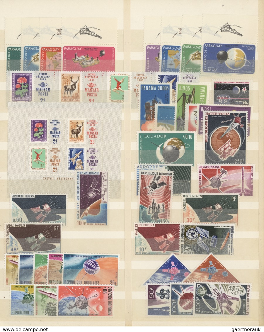 Thematik: Raumfahrt / Astronautics: 1920/1980 (ca.), Space And Related Science, Mainly MNH Collectio - Sonstige & Ohne Zuordnung