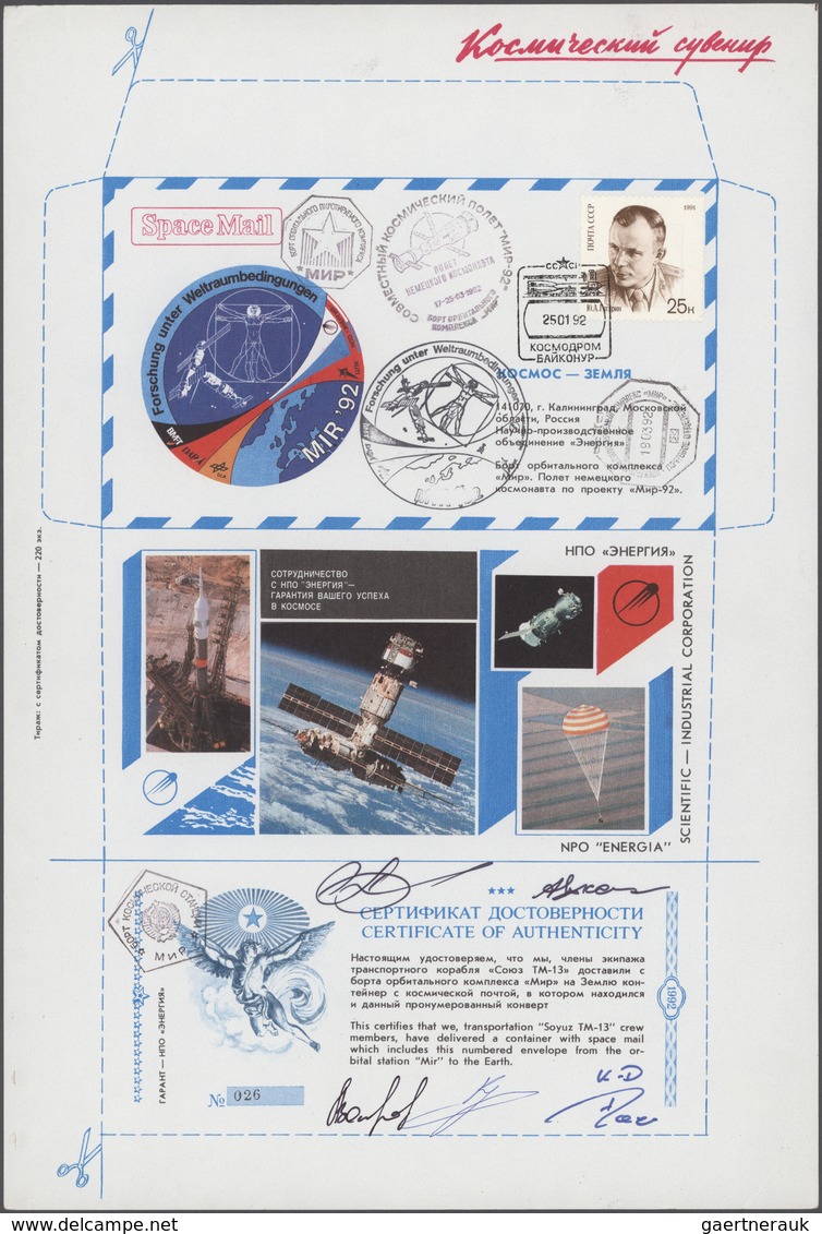 Thematik: Raumfahrt / Astronautics: 1980/2002 (approx). USSR/USA. Exciting Collection "Space Mail" W - Otros & Sin Clasificación