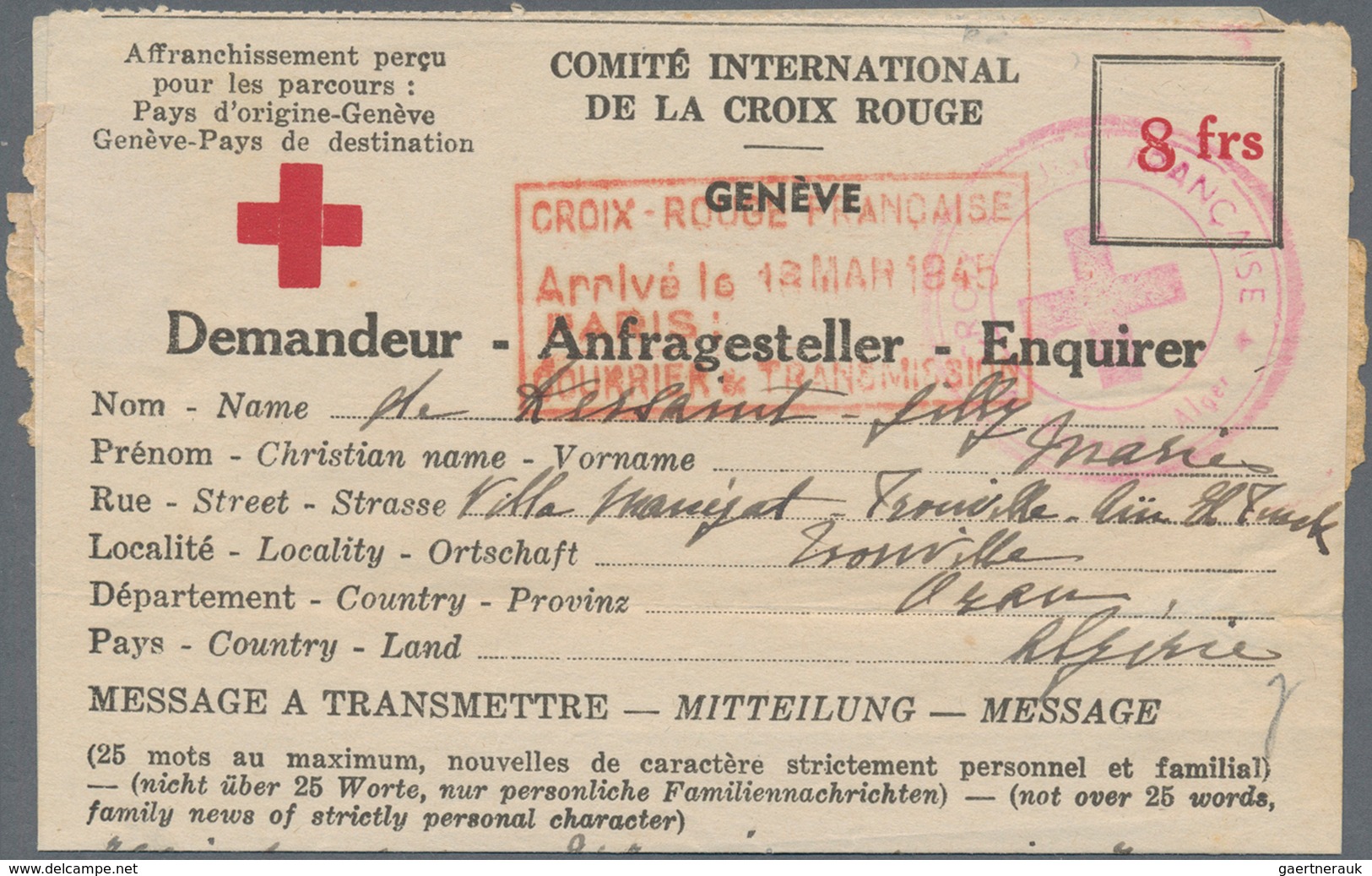 Thematik: Rotes Kreuz / Red Cross: 1905-50: Six Covers And Cards Showing Various Aspects Of Red Cros - Rotes Kreuz