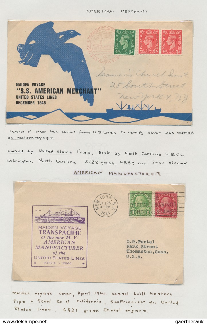 Thematik: Schiffe / Ships: 1900/2000 (ca.), Collection Of Apprx. 330 Covers/cards/ppc, Neatly Arrang - Barcos