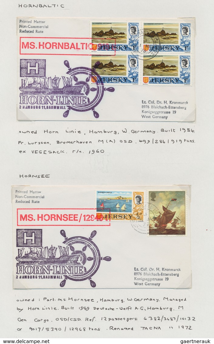 Thematik: Schiffe / ships: 1932/2000 (ca.), collection of apprx. 320 covers/cards/ppc/photos of Carg