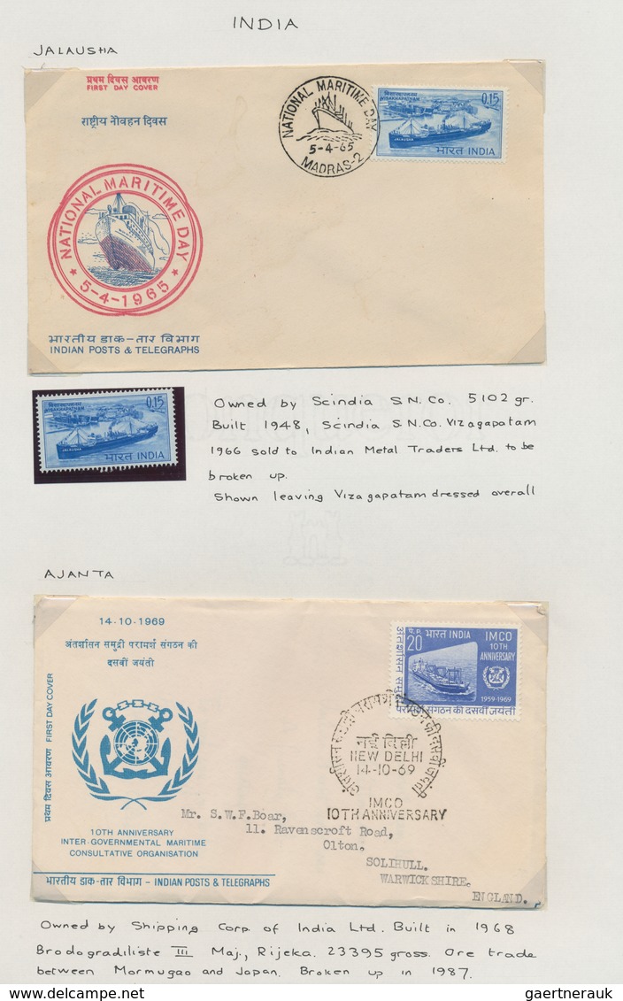 Thematik: Schiffe / ships: 1932/2000 (ca.), collection of apprx. 320 covers/cards/ppc/photos of Carg