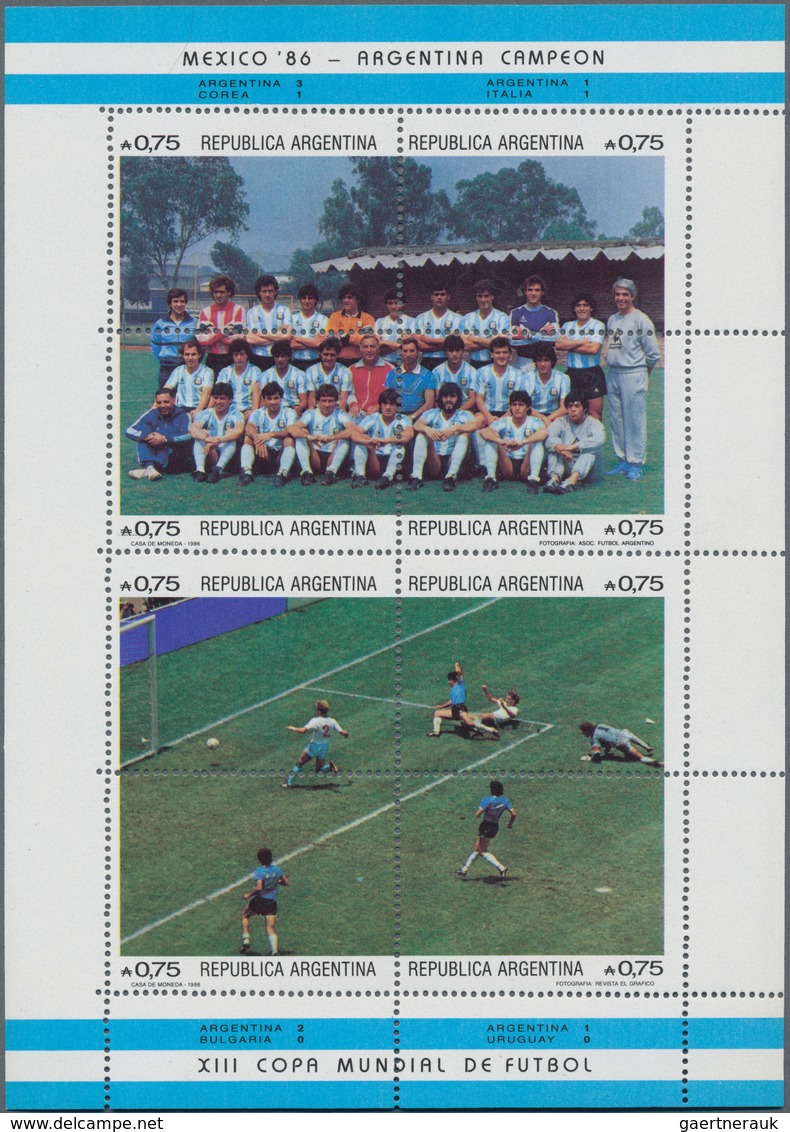 Thematik: Sport-Fußball / Sport-soccer, Football: 1986, ARGENTINA: Winner At Football World Champion - Otros & Sin Clasificación