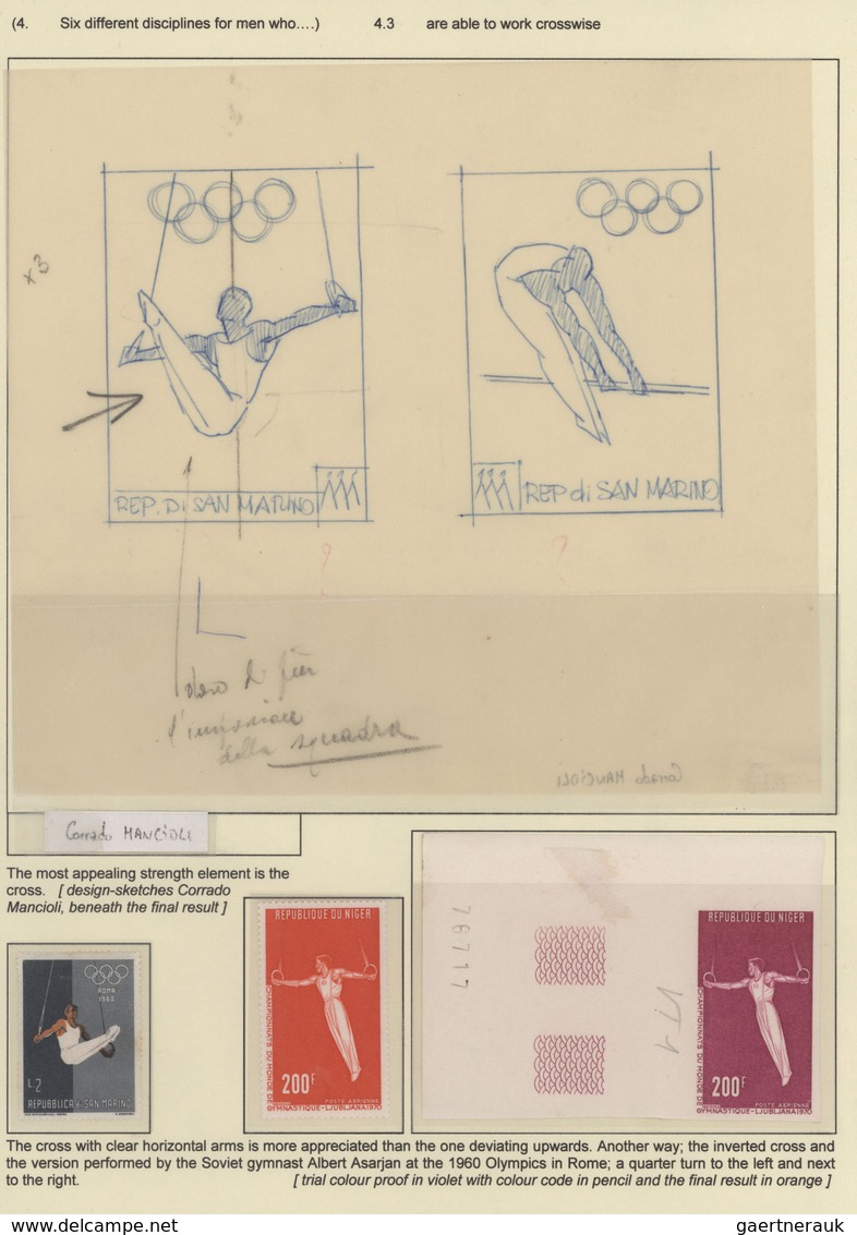 Thematik: Sport-Turnen / sport-gymnastics: 1822/2011 (approx). WORLD OF GYMNASTICS. Exhibition colle