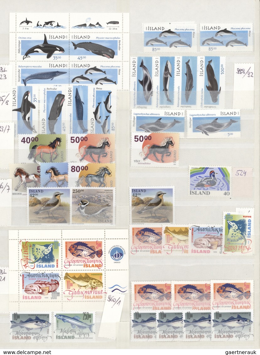 Thematik: Tiere, Fauna / Animals, Fauna: 1960/2000 (ca.), Mainly 1990s, Comprehensive MNH Accumulati - Sonstige & Ohne Zuordnung