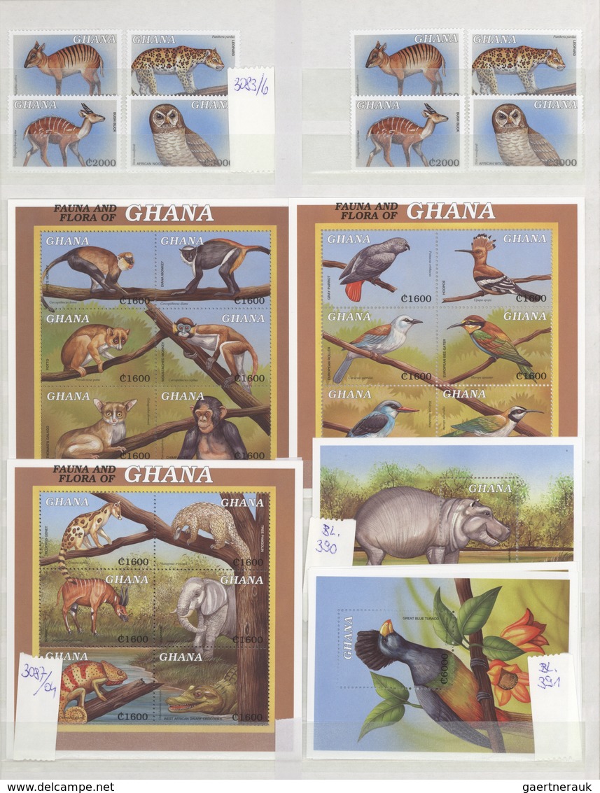 Thematik: Tiere, Fauna / Animals, Fauna: 1980/2000 (ca.), Mainly Modern Issues, Comprehensive MNH Ac - Other & Unclassified