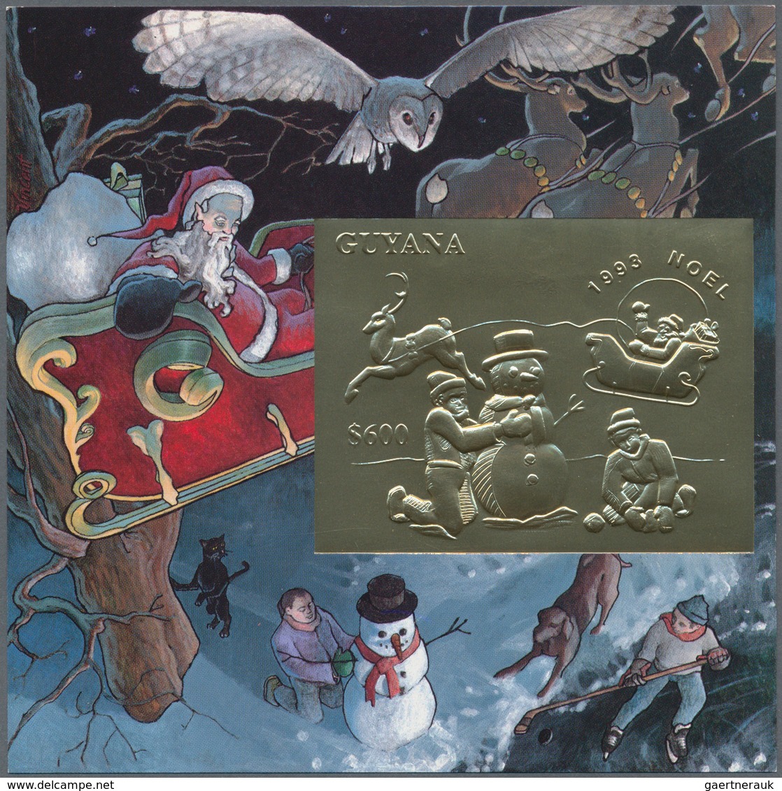 Thematik: Weihnachten / Christmas: 1993, Guyana. Set Of 8 Different Souvenir Sheets CHRISTMAS, Each - Noël