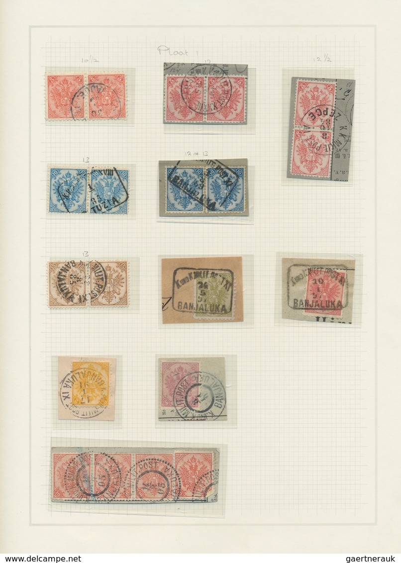 Bosnien Und Herzegowina (Österreich 1879/1918): 1879/1918, Deeply Specialised Collection Of Apprx. 1 - Bosnien-Herzegowina