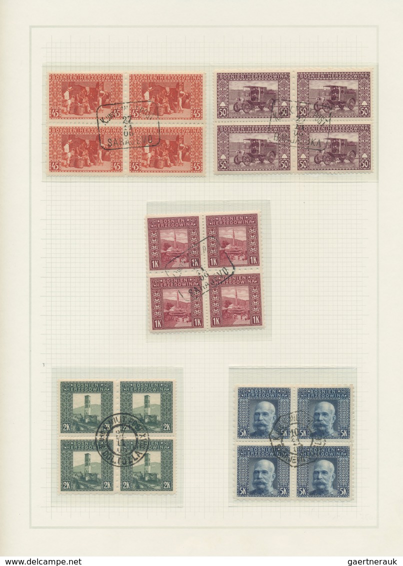 Bosnien Und Herzegowina (Österreich 1879/1918): 1879/1918, Deeply Specialised Collection Of Apprx. 1 - Bosnien-Herzegowina