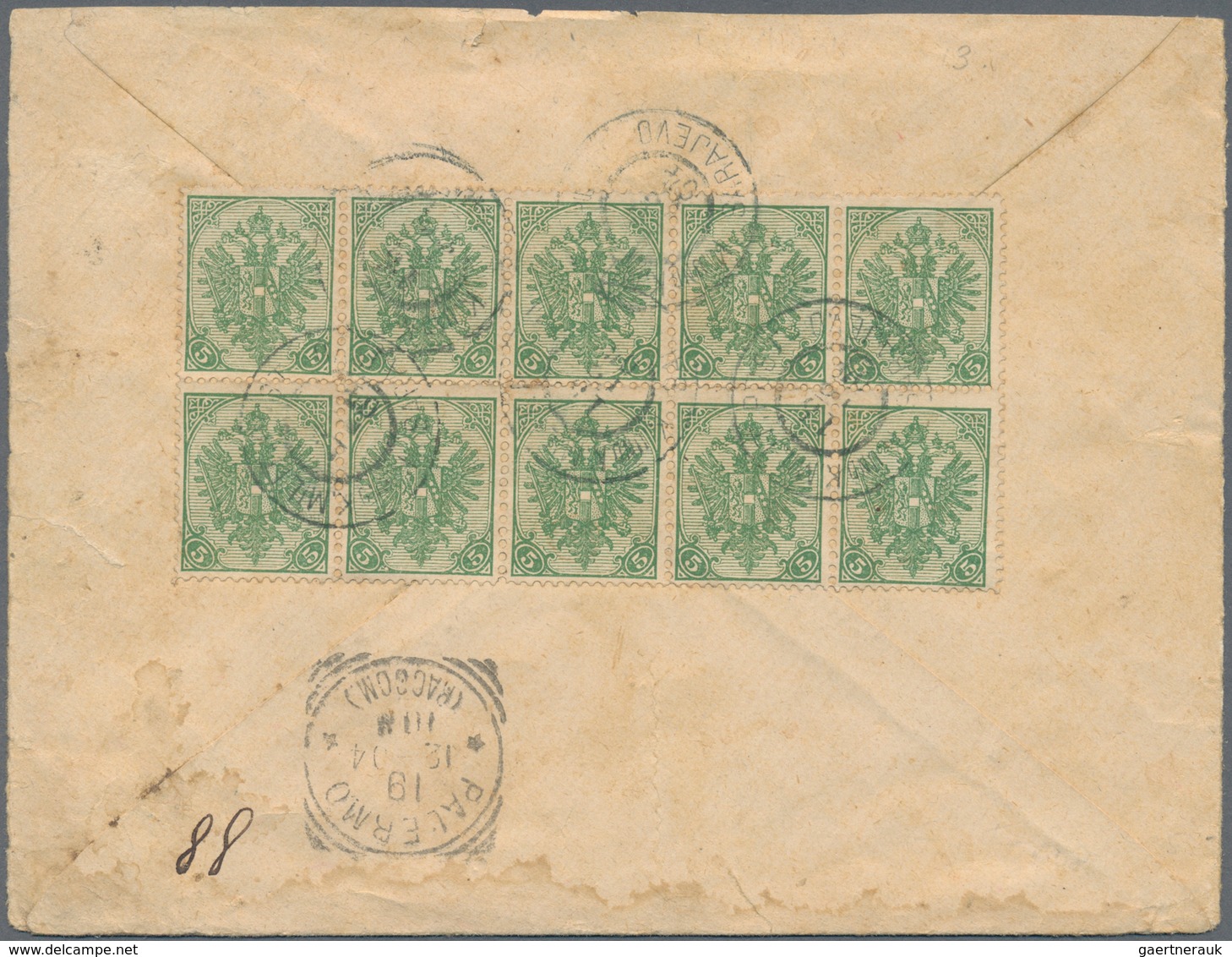 Bosnien und Herzegowina (Österreich 1879/1918): 1884/1906, collection of 136 covers, cards, ppc, use
