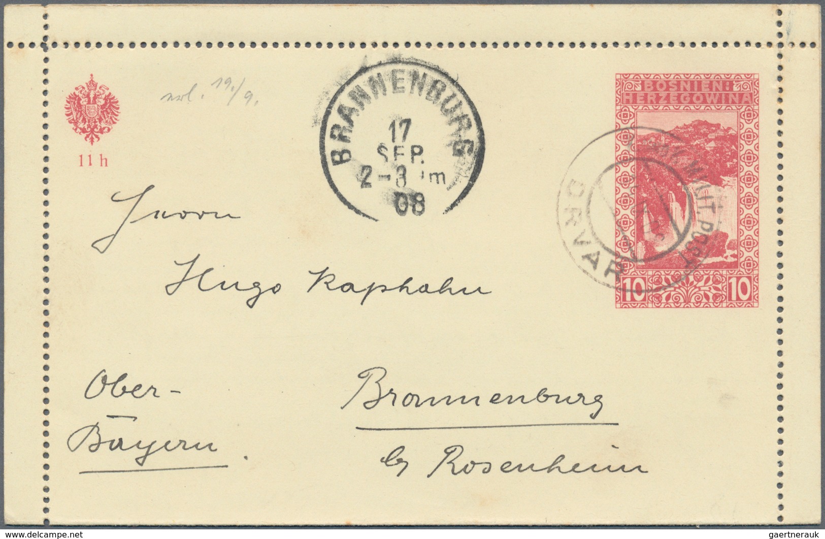 Bosnien Und Herzegowina - Ganzsachen: 1882/1916 Ca. 70 Postal Stationeries, Incl. Postal Stationery - Bosnien-Herzegowina