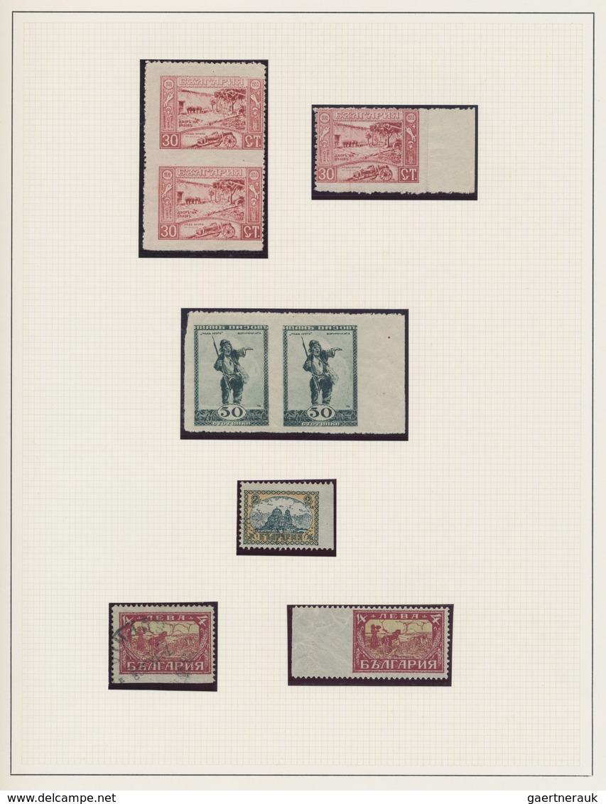 Bulgarien: 1915/1944, Extraordinary Collection Of Varieties/specialities, Comprising Apprx. 105 Stam - Cartas & Documentos