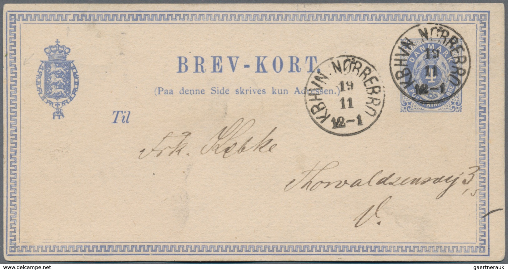 Dänemark: 1871/1995 Ca. 250 Unused/CTO-used/used Postal Stationeries (postal Stationery Cards And En - Briefe U. Dokumente