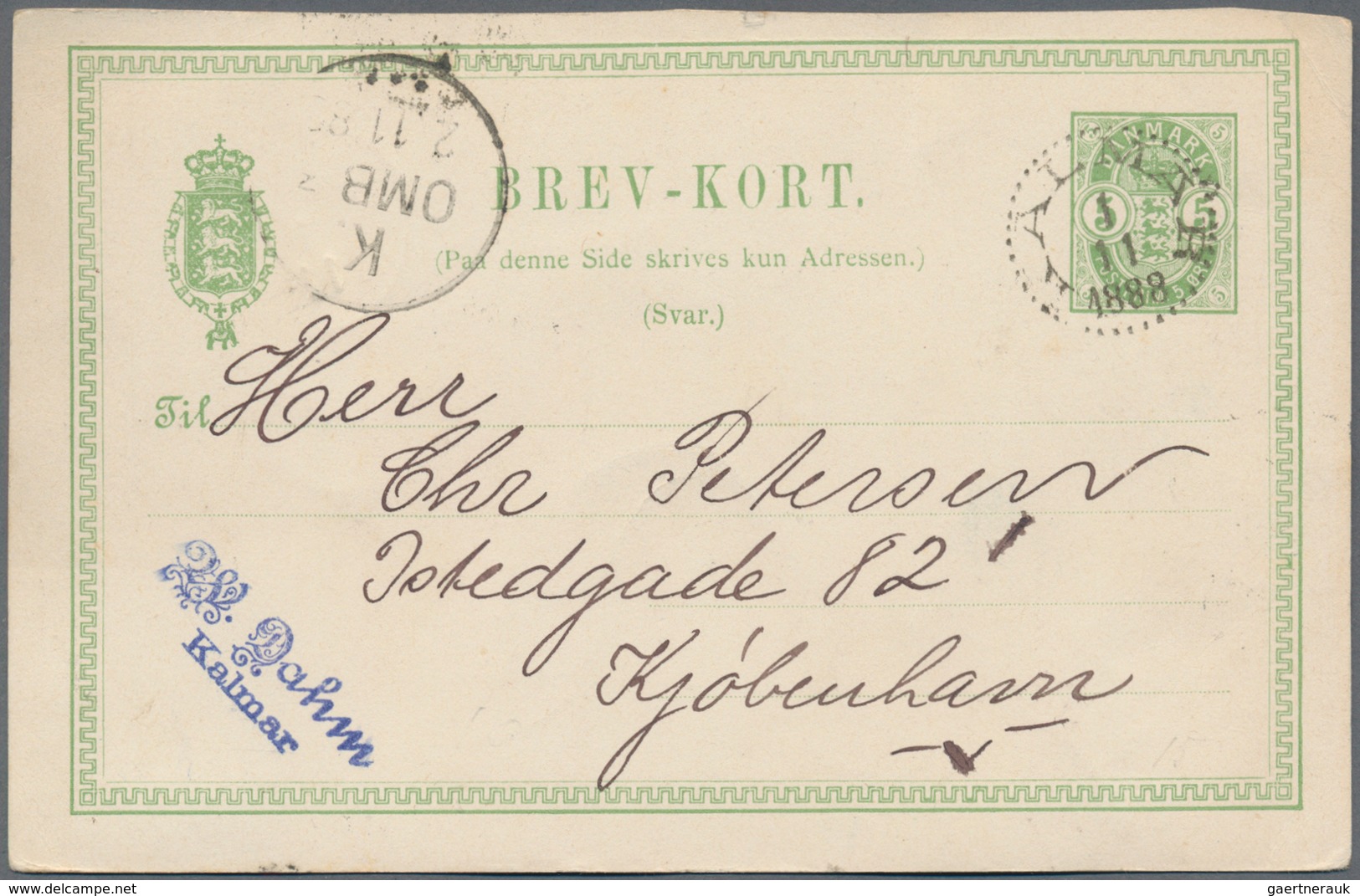 Dänemark: 1871/1995 ca. 250 unused/CTO-used/used postal stationeries (postal stationery cards and en