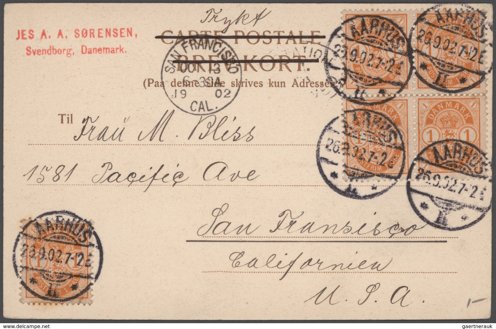 Dänemark: 1871/1995 Ca. 350 Unused/CTO-used/used Postal Stationery (cards, Card Letters, Aerograms, - Cartas & Documentos