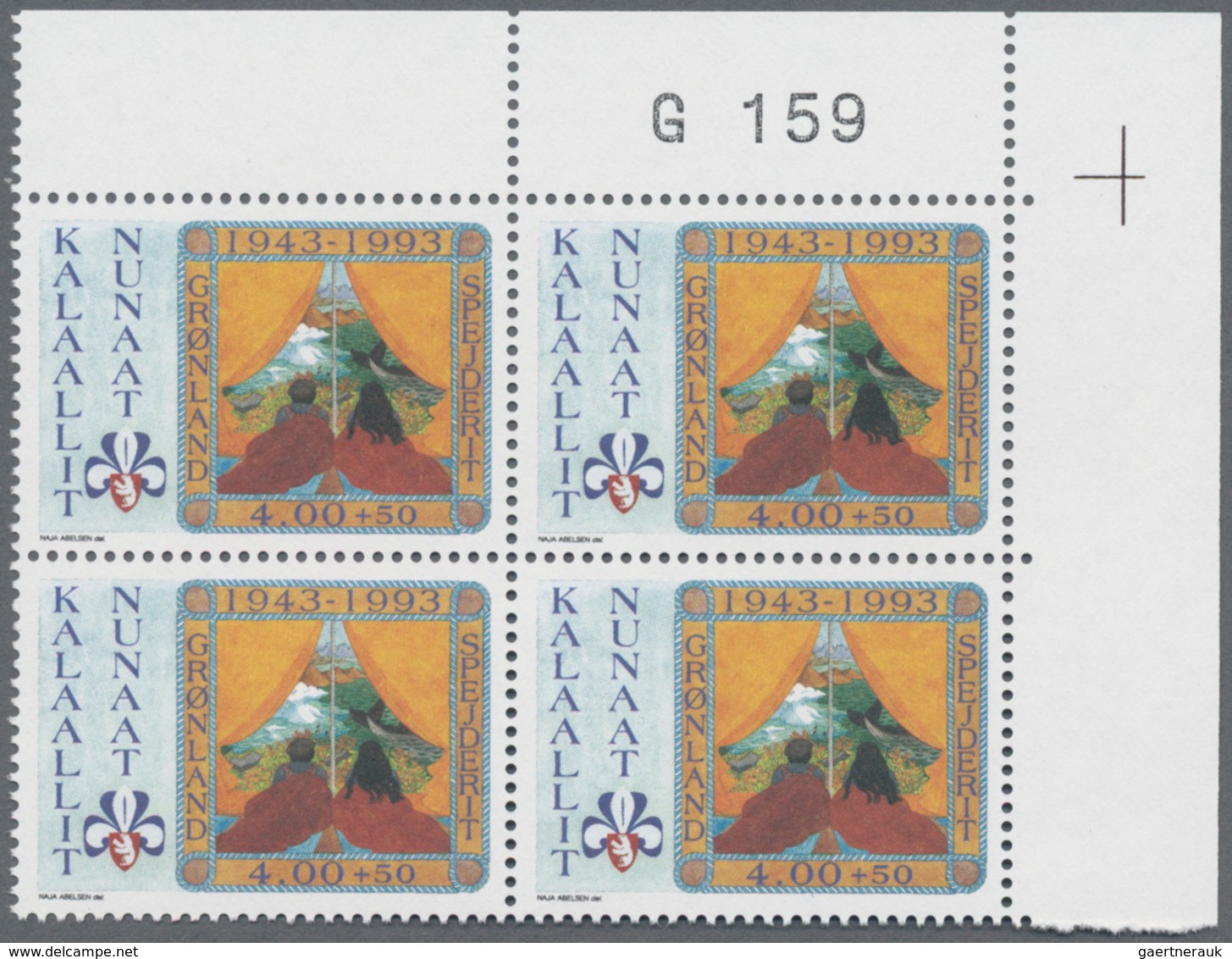 Dänemark - Grönland: 1990/1993 (ca.), Accumulation With Five Different Stamps Mostly In Large To Ver - Cartas & Documentos