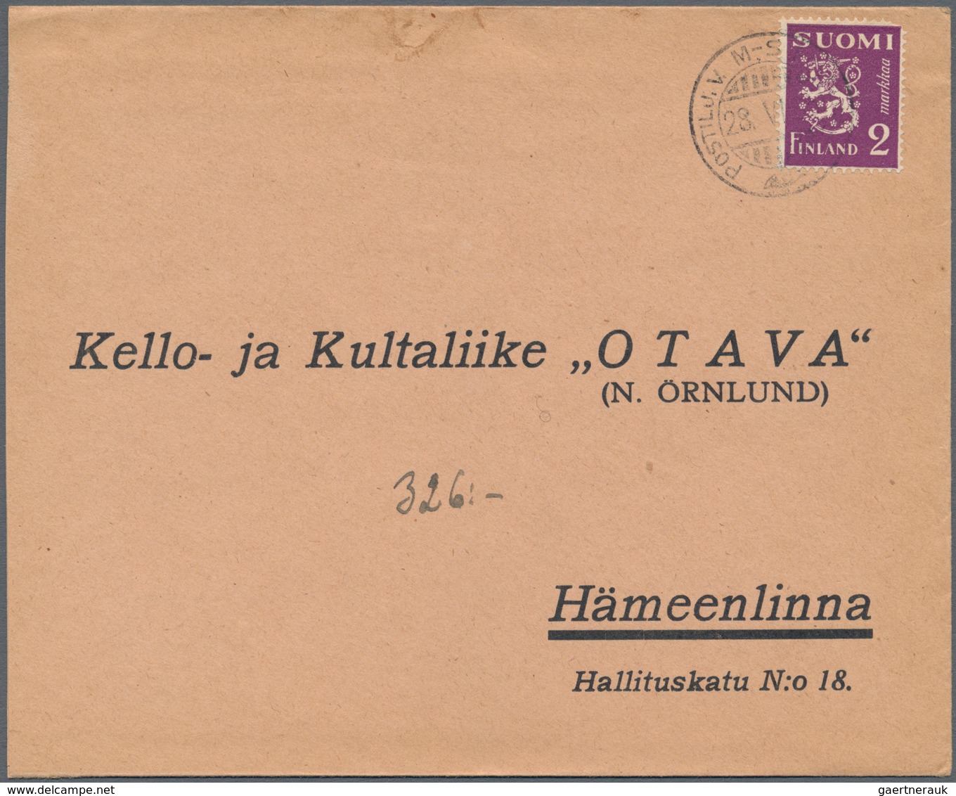 Finnland - Stempel: 1902/1942, Railway Cancellations, Assortment Of Apprx. 40 Covers And Cards Beari - Otros & Sin Clasificación