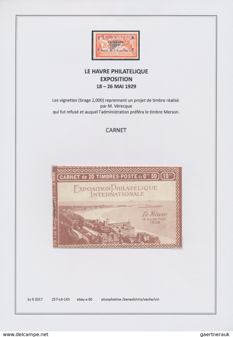 Frankreich: 1750/2000 (ca.), LE HAVRE, extraordinary collection in 60 volumes, offering a vast span