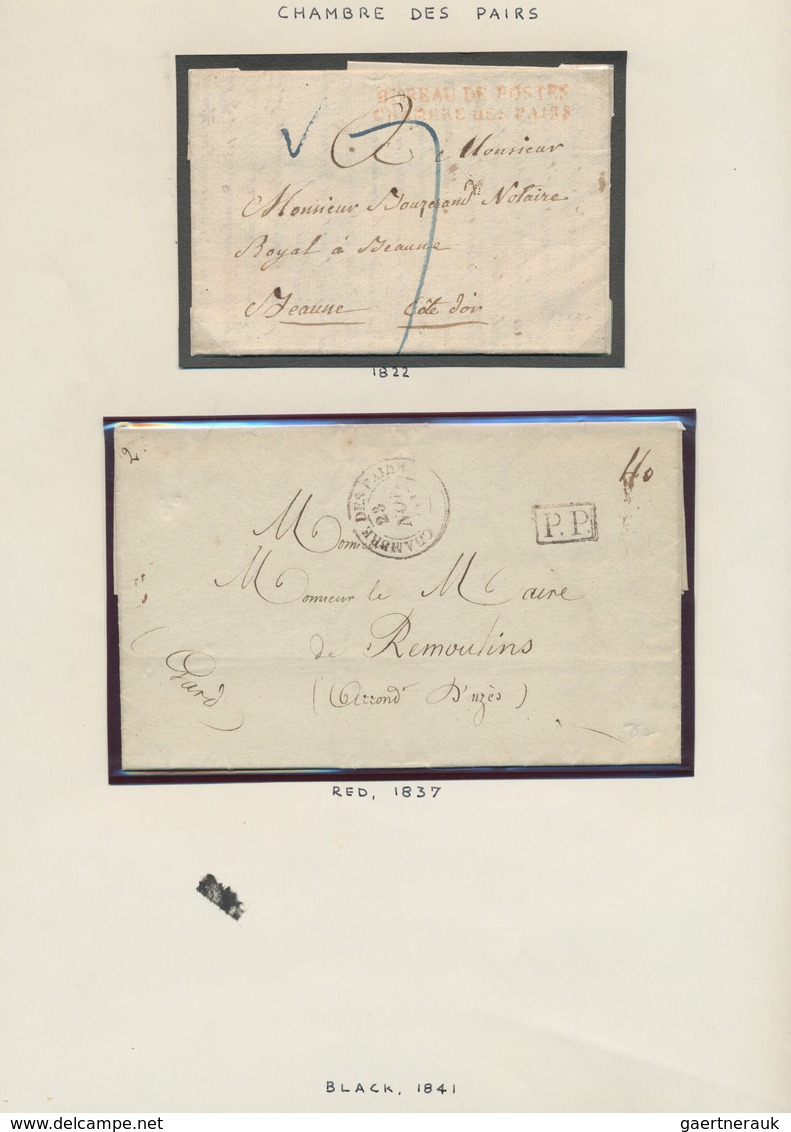 Frankreich: 1794/1940 (ca.), Assortment Of Apprx. 40 Covers/cards Relating To Various Parliaments/De - Colecciones Completas