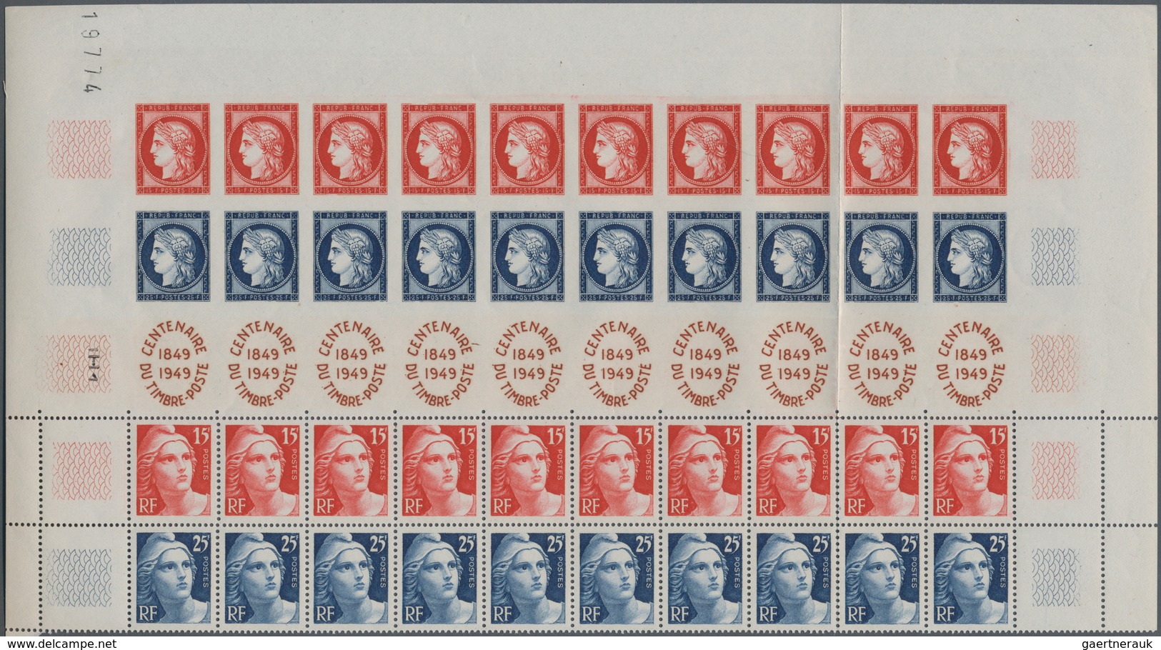 Frankreich: 1849/1955 (ca.), FRENCH PHILATELIC TREASURE, sophisticated accumulation on stockcards wi