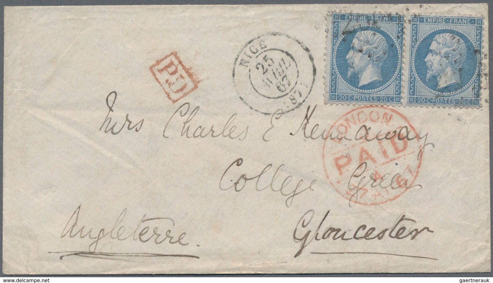 Frankreich: 1851-1940's Ca.: Assortment Of About 140 Stamps, Used, Few Mint, Mostly From The 19th Ce - Collections