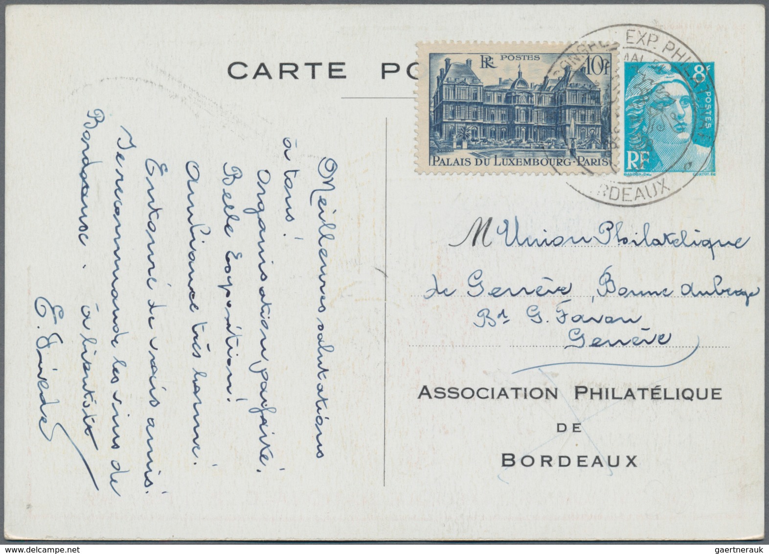 Frankreich: 1852/1940 accumulation of ca. 290 letters (mostly classic until 1875), cards and postal