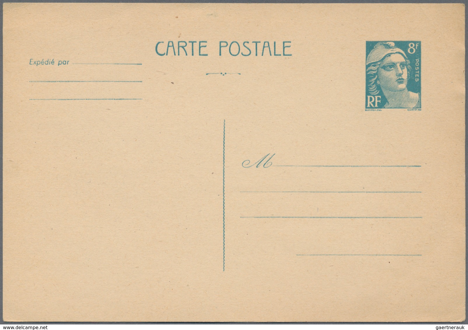 Frankreich: 1901/2005 (ca.) Holding Of Approx. 610 Letters, Cards, Picture-postcards And Postal Stat - Colecciones Completas