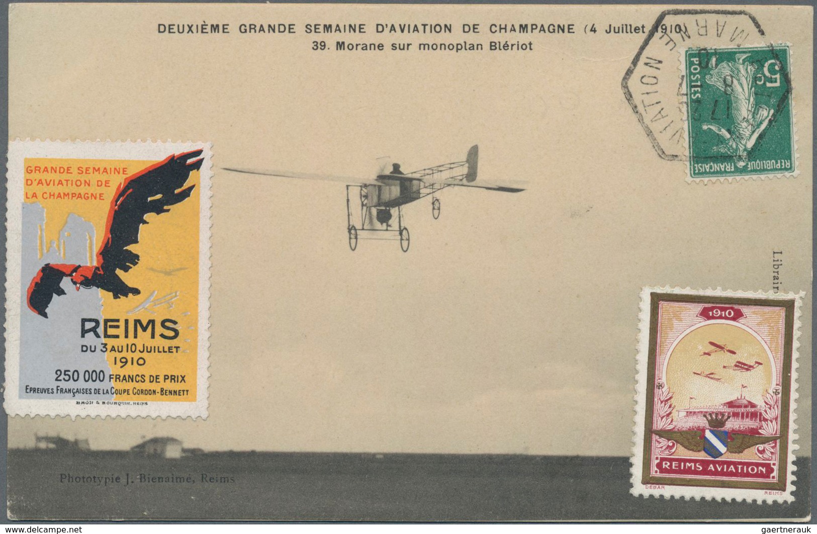 Frankreich: 1910/1939, Airmail, lot of seven covers/cards, showing flight cachets, airmail frankings
