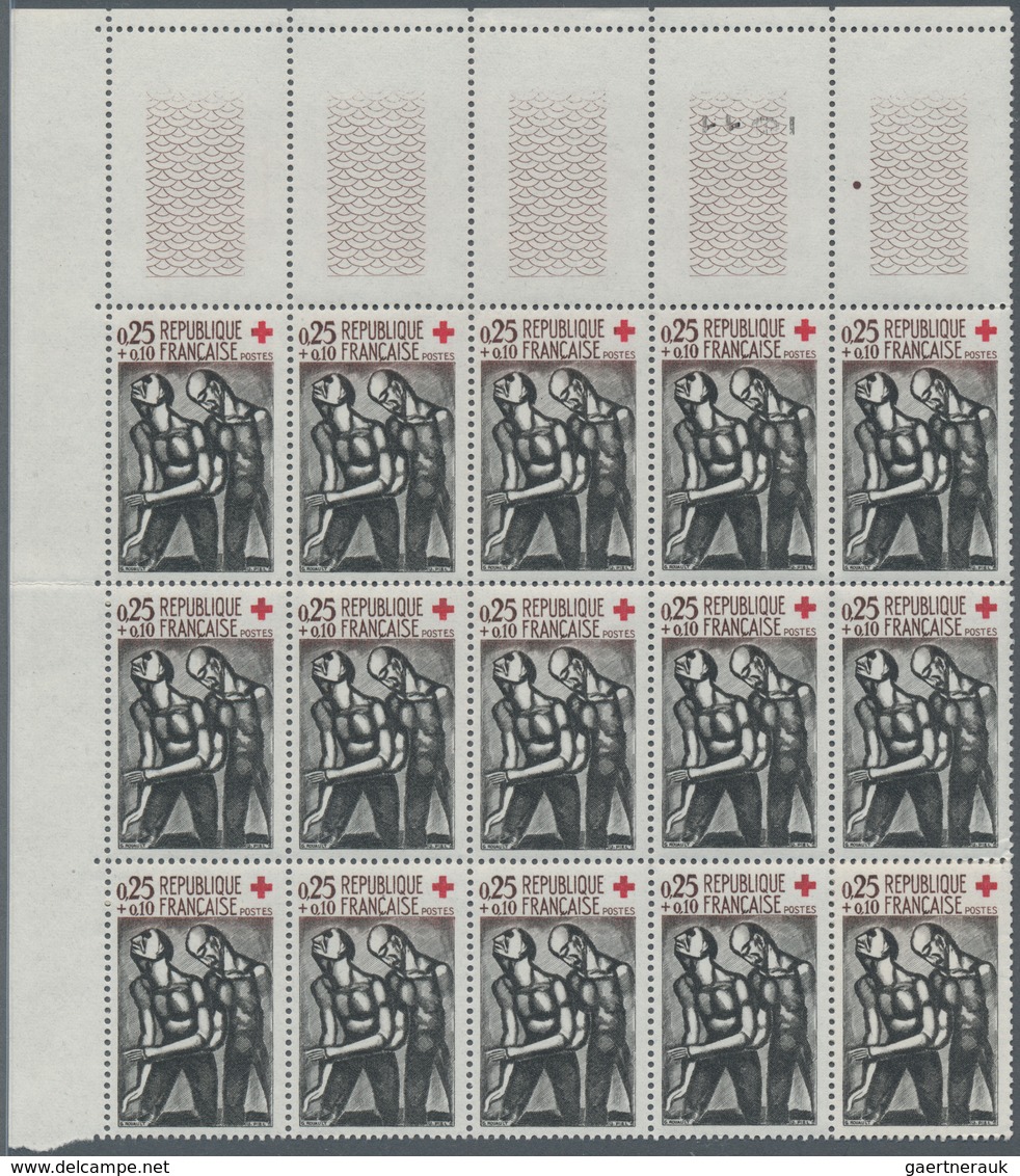 Frankreich: 1940/1966, Comprehensive MNH Stock, Well Filled And Sorted On Stockcards, Mainly Commemo - Verzamelingen