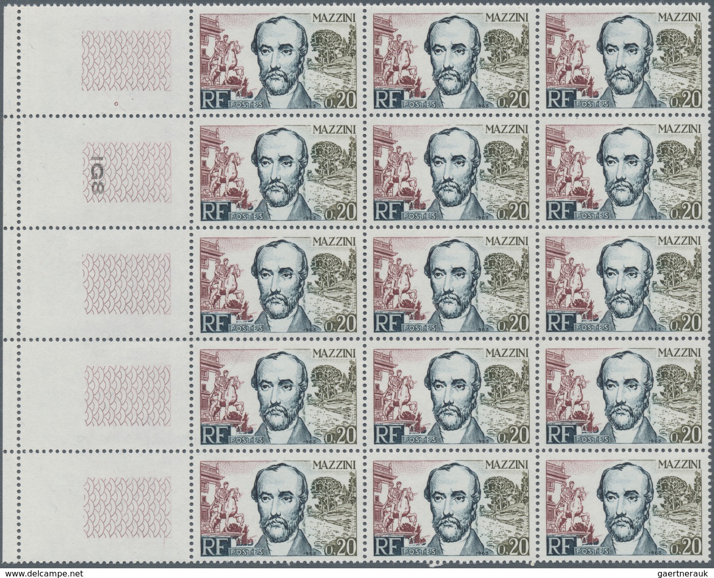 Frankreich: 1940/1966, comprehensive MNH stock, well filled and sorted on stockcards, mainly commemo