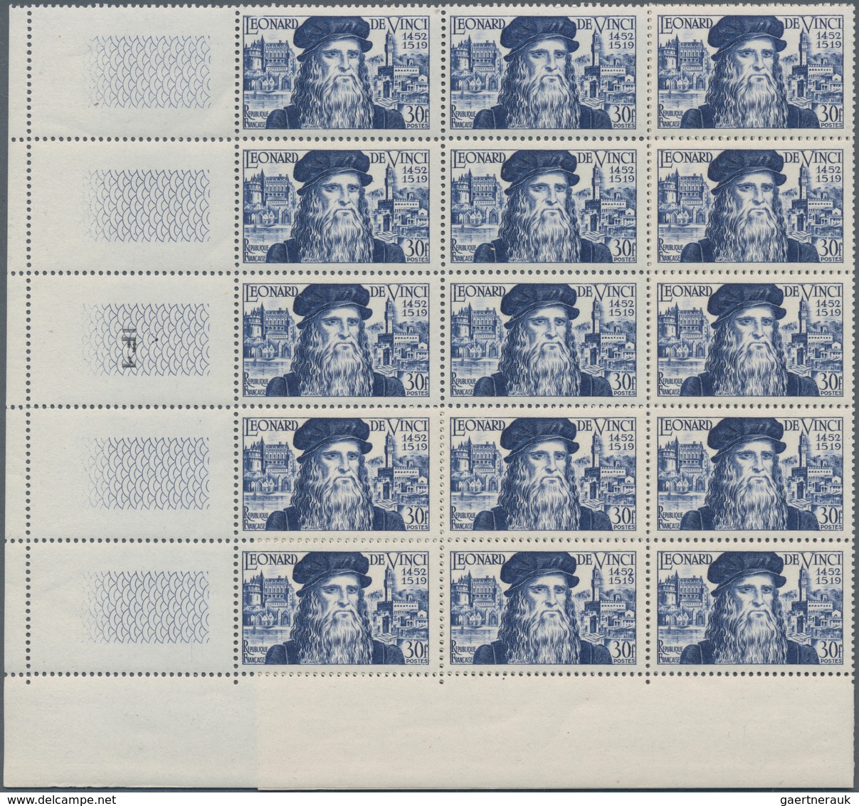 Frankreich: 1940/1966, comprehensive MNH stock, well filled and sorted on stockcards, mainly commemo