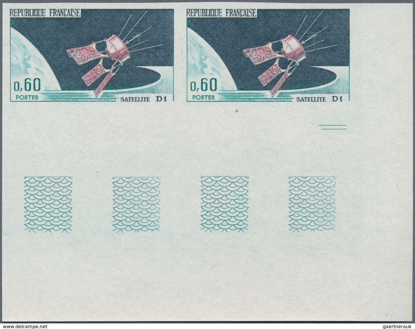 Frankreich: 1943/1974, incredible dealer stock on stockcards with approx. 2.300 IMPERFORATE stamps a