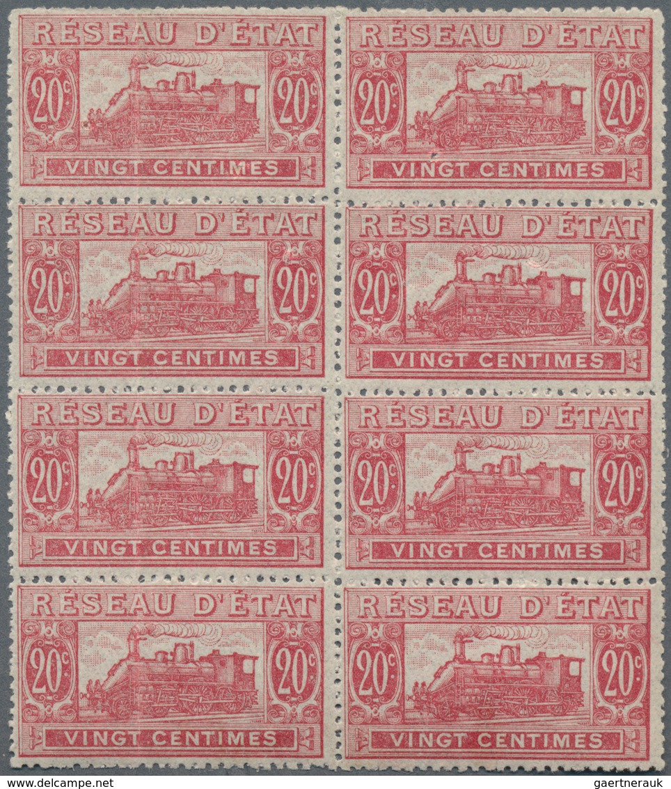 Frankreich - Postpaketmarken: 1901/1945 (ca.), Accumulation With Hundreds Of Stamps Incl. A Nice Par - Other & Unclassified