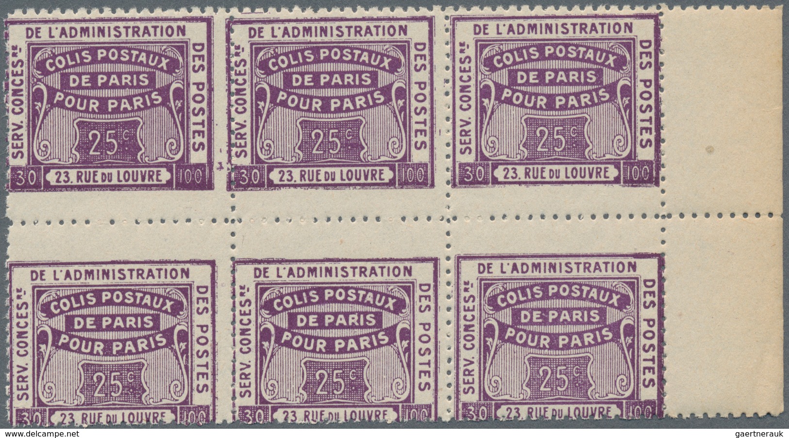 Frankreich - Postpaketmarken: 1901/1945 (ca.), Accumulation With Hundreds Of Stamps Incl. A Nice Par - Otros & Sin Clasificación