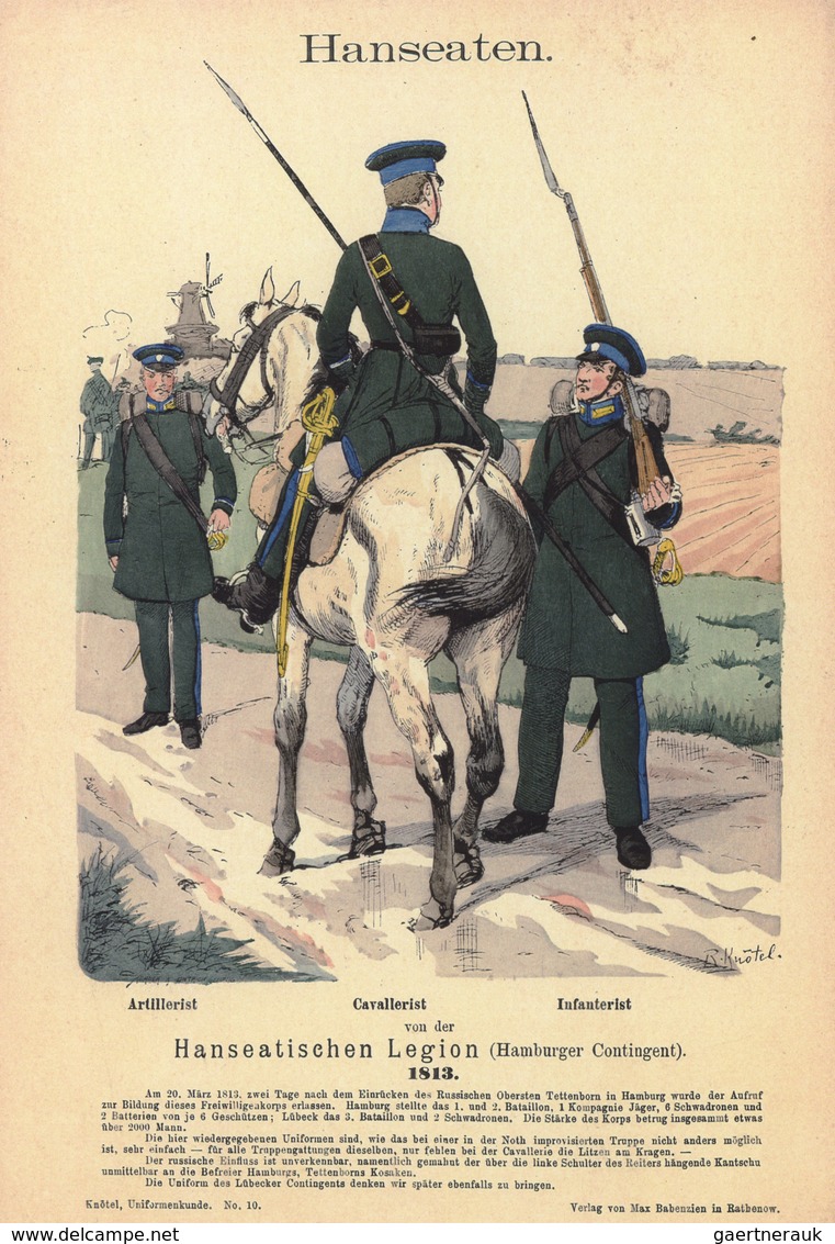 Frankreich - Besonderheiten: NAPOLÉON BONAPARTE - "THE UNIFORMS OF THE NAPOLEONIC ARMIES":  A scient