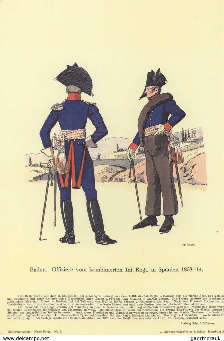 Frankreich - Besonderheiten: NAPOLÉON BONAPARTE - "THE UNIFORMS OF THE NAPOLEONIC ARMIES":  A scient